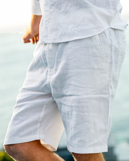 Casablanca - Pantaloncini di lino premium