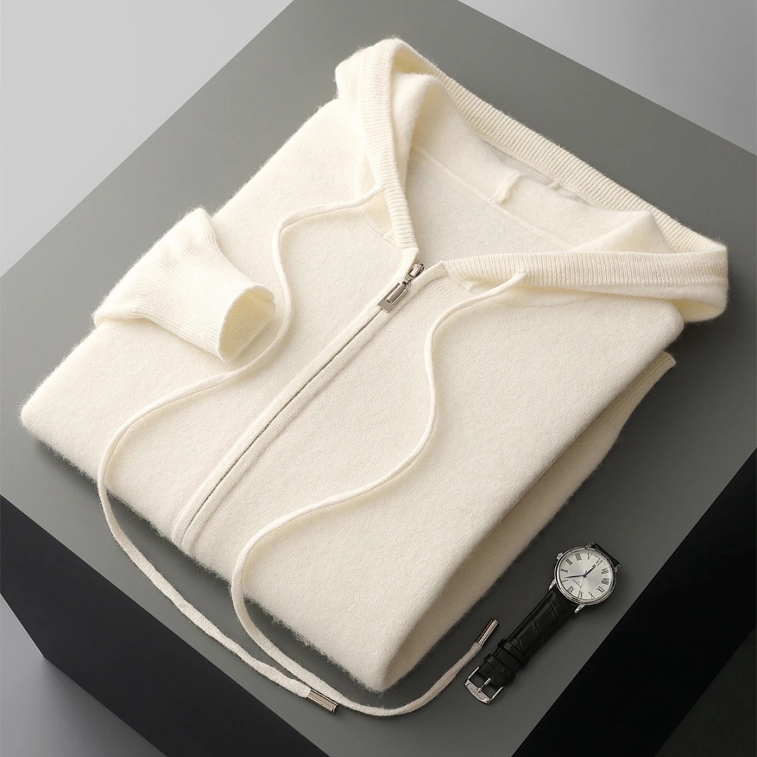 Milano - Felpa Zip in Cashmere