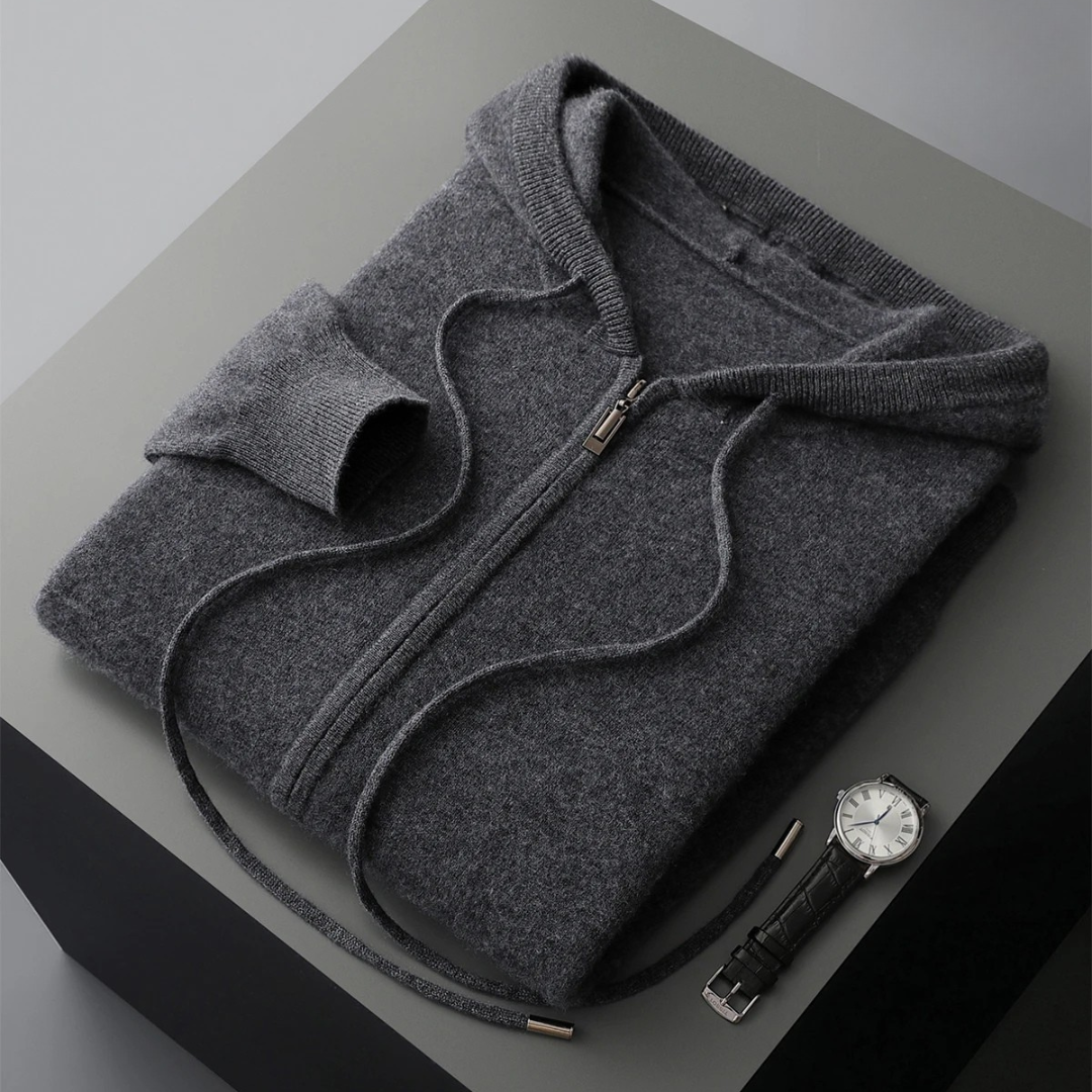 Milano - Felpa Zip in Cashmere