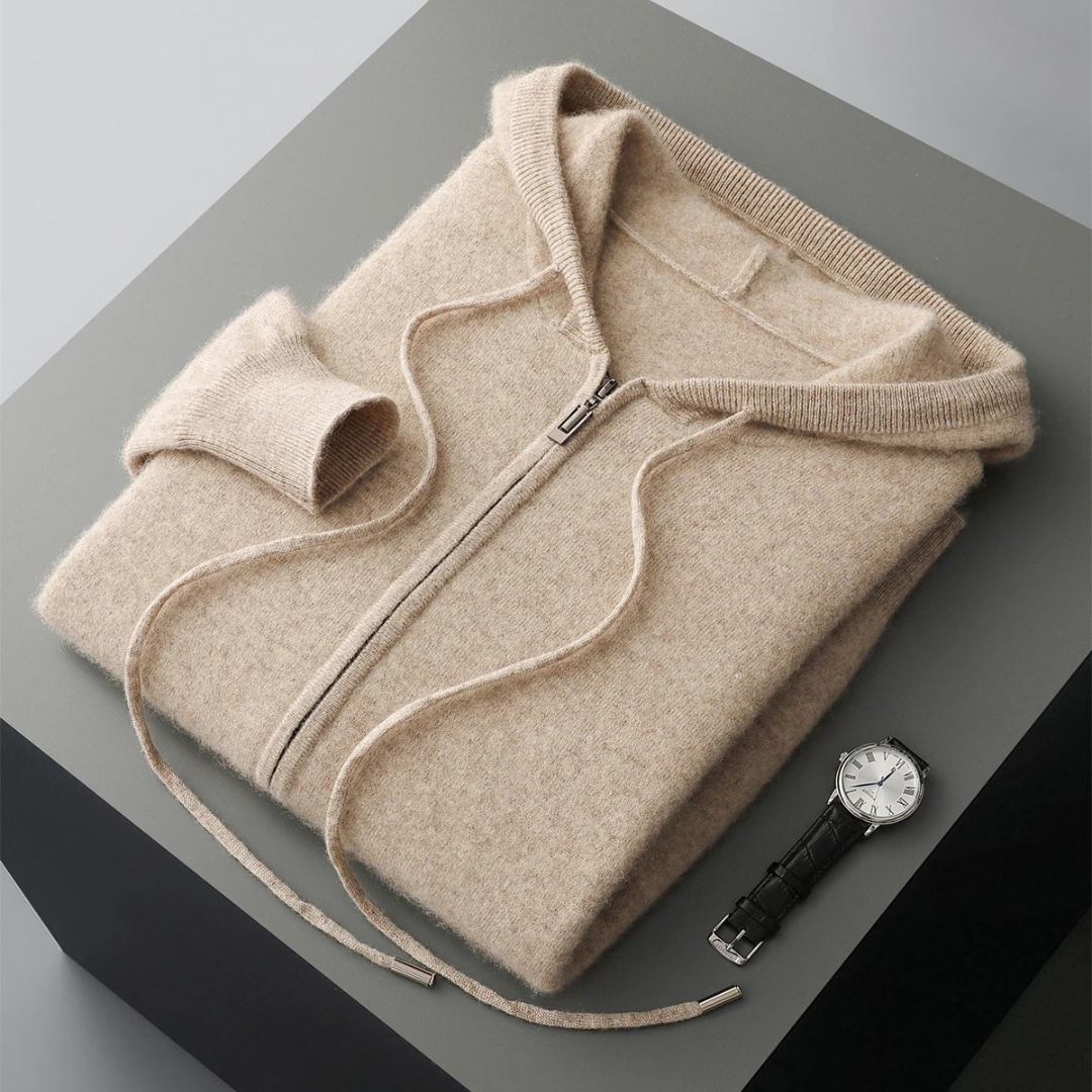 Milano - Felpa Zip in Cashmere