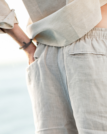 Casablanca - Pantaloncini di lino premium