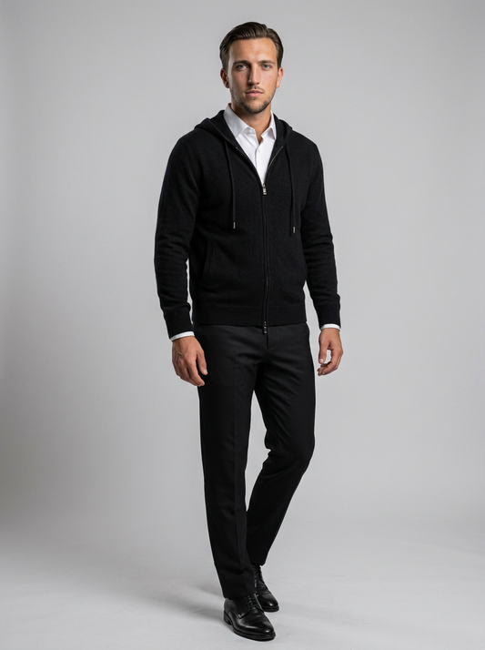 Milano - Felpa Zip in Cashmere