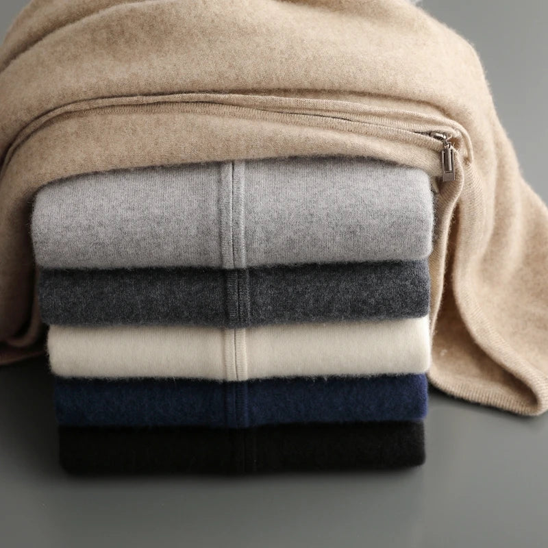 Milano - Felpa Zip in Cashmere